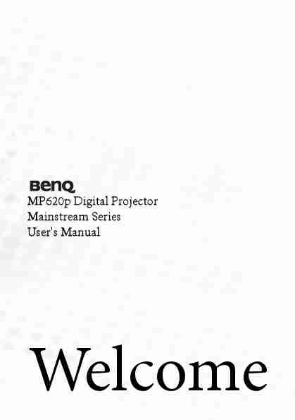 BenQ Projection Television MP620p-page_pdf